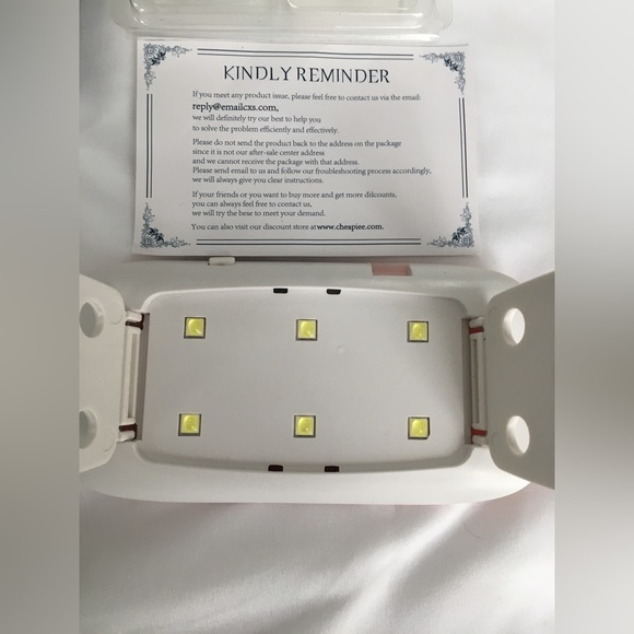 Francheska pink complete gel nail kit with light. - Picture 6 of 7